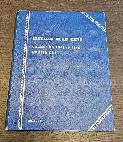Partial 1909-1940 Wheat Penny Book Set Collection