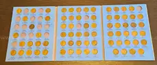 Partial 1909-1940 Wheat Penny Book Set Collection