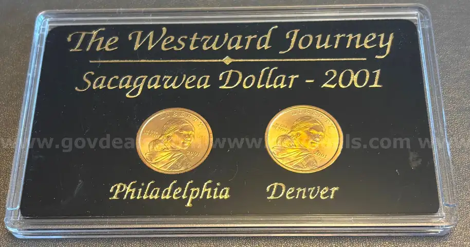 2001 Sacagawea Dollar Set