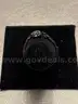 Silver Ring with Black Stone