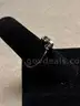 Silver Ring with Black Stone