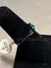 Silver Ring with Blue, Pink, &#x26; Green Reflective Stone