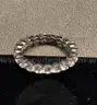 Silver Ring with White Stones