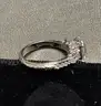 Silver Ring with White Stones