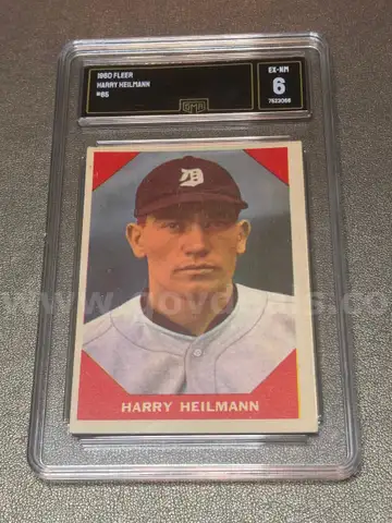 1960 Fleer Harry Heilmann