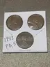 1942 Wheat Penny Trio P, D, S Coin