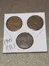 1945 Wheat Penny Trio P, D, S Coin