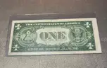 1935C - Silver Certificate Dollar Bill in Holder
