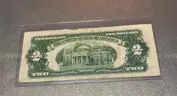 1928G -  2 Dollar Bill in Holder