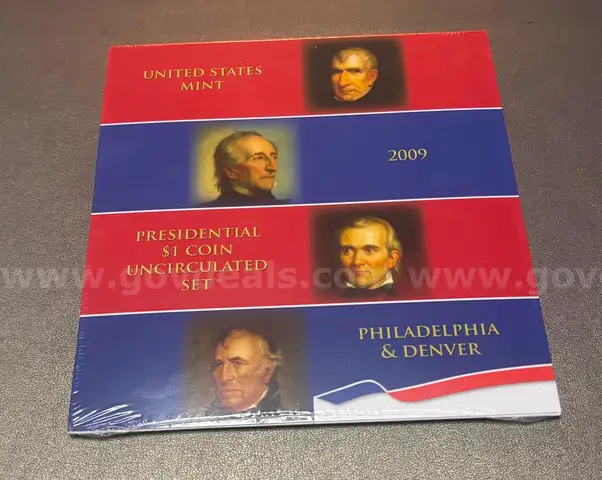 2009- 8 Presidential Dollars Set