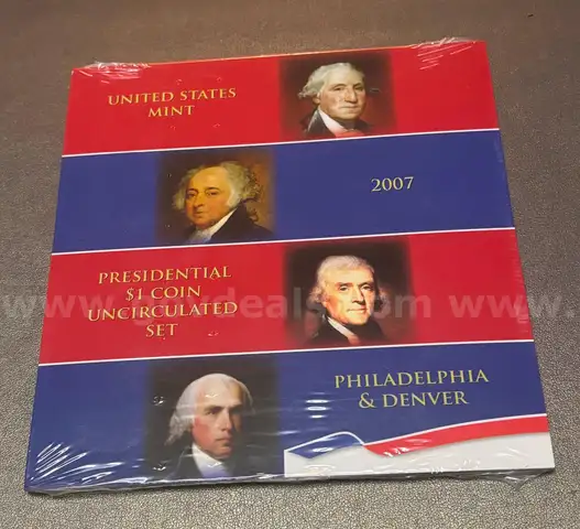 2007 - 8 Presidential Dollars Set