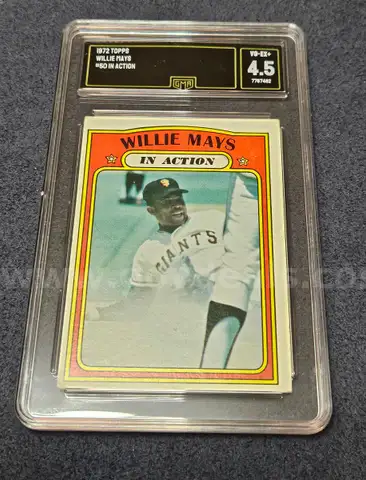1972 Topps Willie Mays Sports Card