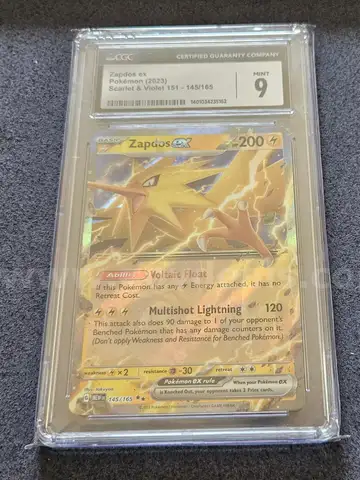2023 Zapdos ex Pokemon Card