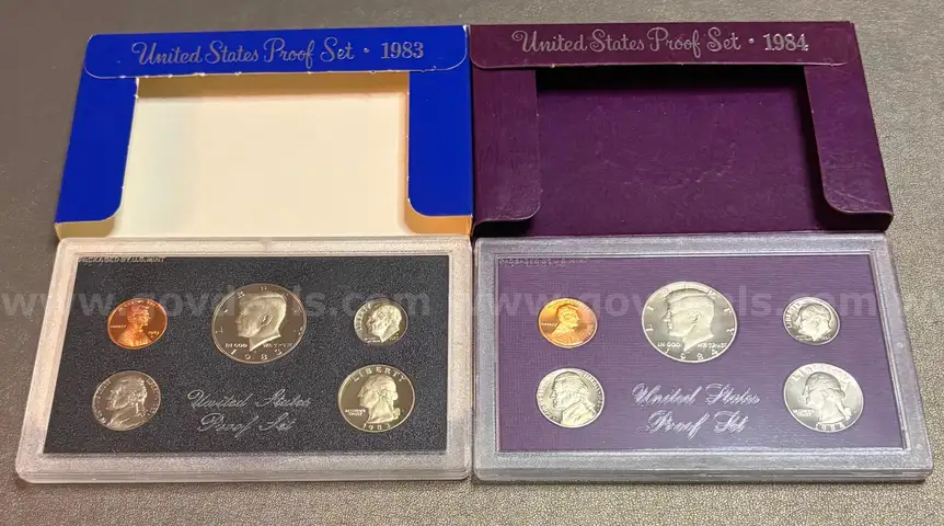Lot of 2 Proof Coin Sets