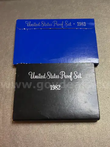 Lot of 2 Proof Coin Sets