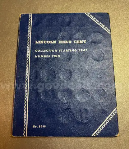 1941- Wheat Penny Book Set Collection with Steel Penny