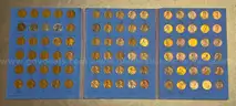 Complete 1941- Wheat Penny Book Set Collection with Steel Pennies