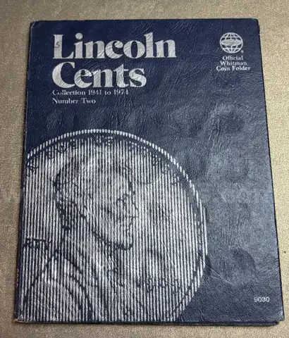 Complete 1941- Wheat Penny Book Set Collection with Steel Pennies