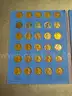 Complete 1941- Wheat Penny Book Set Collection with Steel Pennies