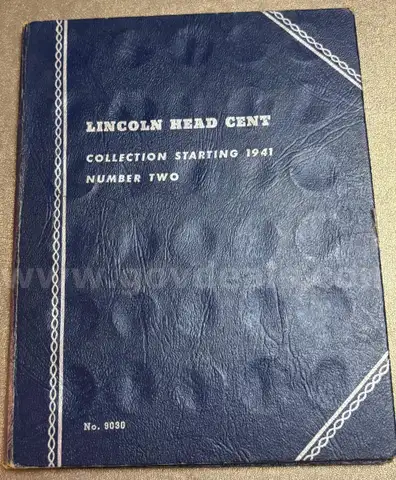 1941 - Wheat Penny Book Set Collection with Steel Pennies