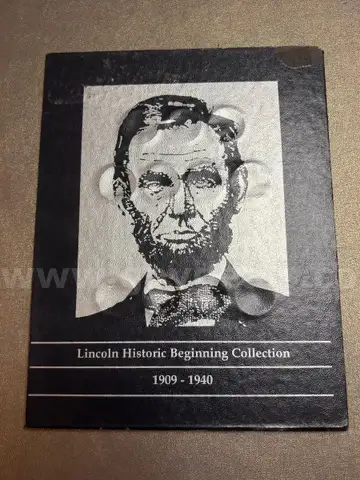 Partial 1909-1940 Wheat Penny Book Set Collection