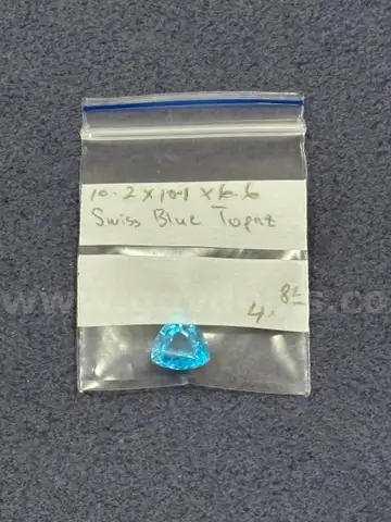 Amazing Swiss Blue Topaz