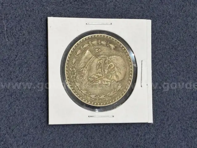 1958 Mexico Silver Peso Coin