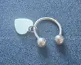 Tiffany &#x26; Co Silver 925 Key Ring with Charm