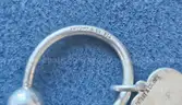 Tiffany &#x26; Co Silver 925 Key Ring with Charm