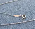 Tiffany &#x26; Co Silver 925 T Smile Necklace