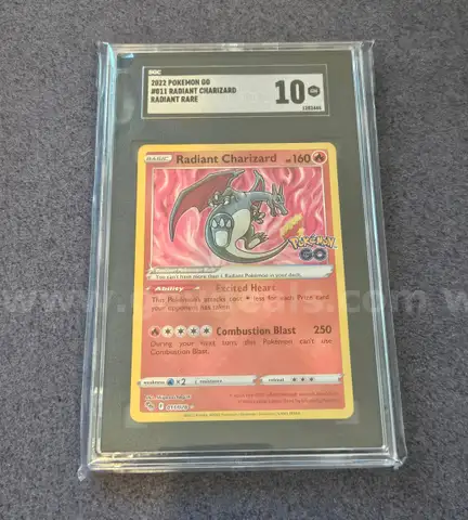 2022 Pokemon Go Radiant Charizard Pokemon Card