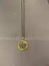 1946 Walking Liberty Gold Plated Pendant Necklace