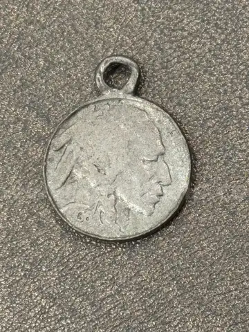 1936 Buffalo Nickel on Pendant