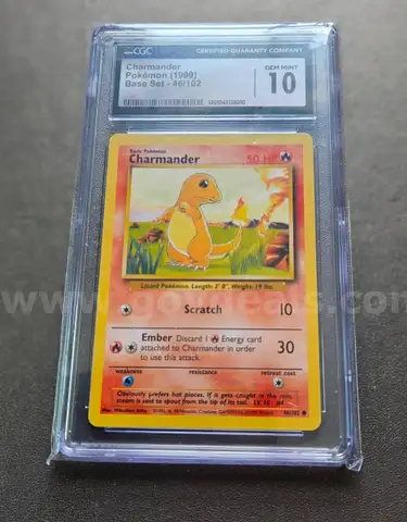 1999 Charmander Pokemon Card