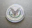 Silver 1921 Colored Morgan Silver Dollar Coin