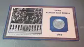 1964 Proof Silver Kennedy Half Dollar Coin