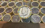 Case of 50 Half Dollar Rolls