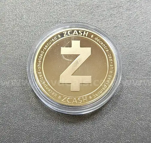 Silver Colored Z Cash Coin