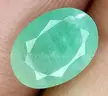 Emerald Faceted Stone