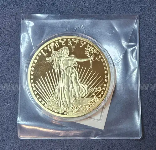 Liberty 1933 Gold Eagle Coin Replica