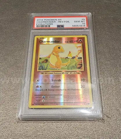2016 Charmander Rev Foil Pokemon Card