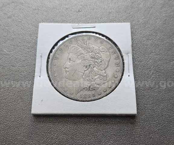 1884 Morgan Silver Dollar Coin