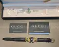 Gucci Watch with Leather Strap