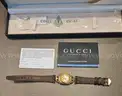 Gucci Watch with Leather Strap