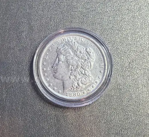 1880 Morgan Silver Dollar Coin