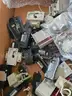 box of keyence and SMC parts- Fiber and pneumatic controllers