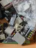 box of keyence and SMC parts- Fiber and pneumatic controllers