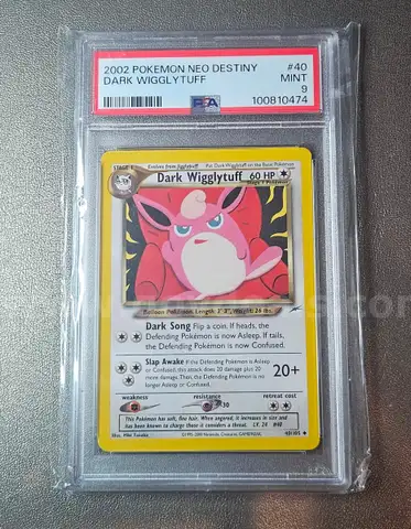 2002 Neo Destiny Dark Wigglytuff Pokemon Card