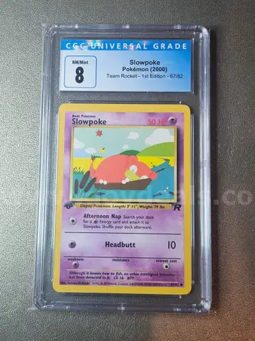 2000 1st Edition Slowpoke Pokemon Card