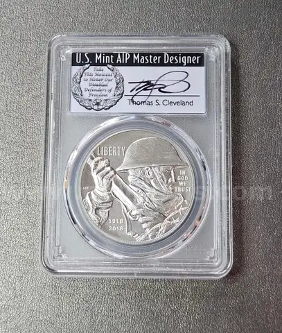 2018-P MS70 WWI Centennial First Strike Coin